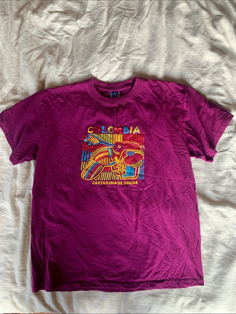 Vintage Colombia Tourist Graphic Tee